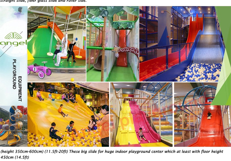 slides on top level for playground equipment