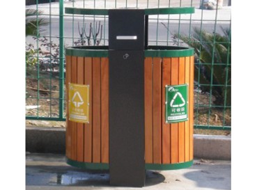 Wood Garbage Bin Wood Garbage Bin