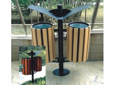 Wood Trash Bin Wood Trash Bin