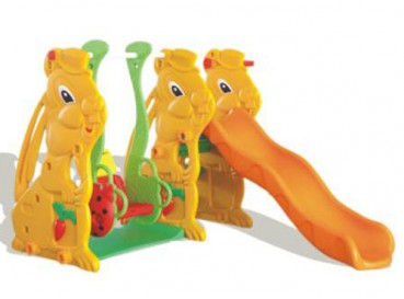 Plastic Swing with Slides  Plastic Swing with Slides
