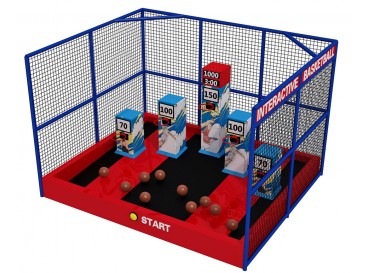 Interactive basketball game Interactive basketball game