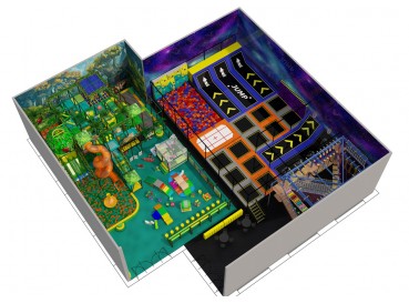 Trampoline park equipment  Trampoline park equipment