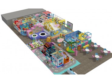 Colorful indoor playground