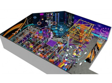 Space theme indoor playground  Space theme indoor playground