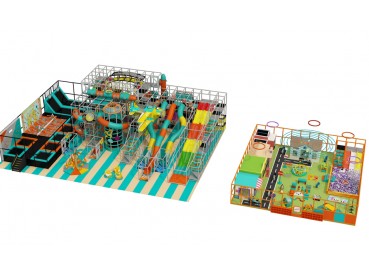 Larger soft play ground