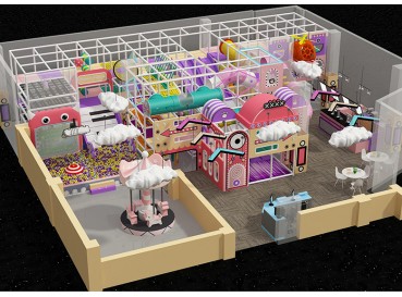 Pastel Color Indoor playground  Pastel Color Indoor playground