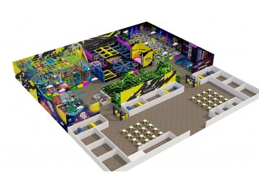 Huge trampoline park  Huge trampoline park