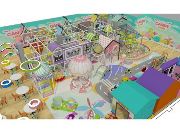 Candy land indoor playground