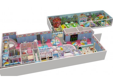 Bright color soft play area Bright color soft play area