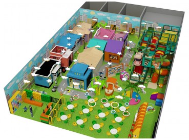 Pretend city play area  Pretend city play area