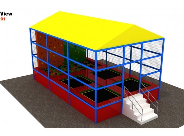 Outside trampoline Outside trampoline