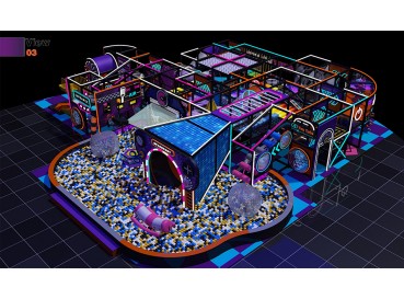 Kids indoor playground, Large size with short height  Kids indoor playground, Large size with short height