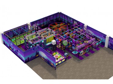 Labyrinth for kids, maze play area