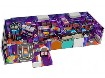 Space theme Neon indoor playground