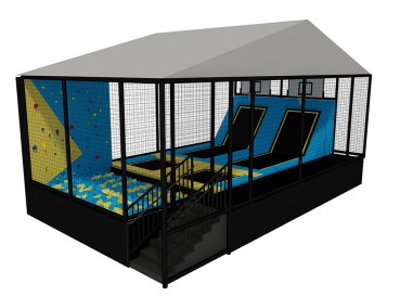 Kids trampoline park outdoor