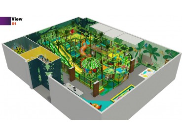 Jungle theme playground indoor