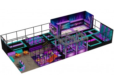 Professional trampoline jumping court  Professional trampoline jumping court