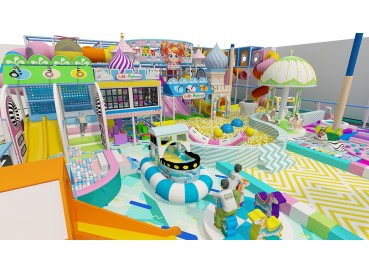 Colorful indoro playground