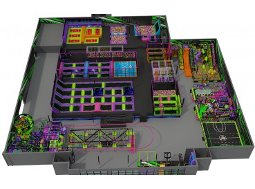 large trampoline park  large trampoline park