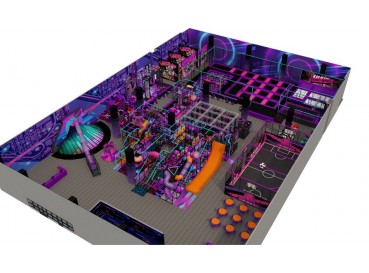 Trampoline park with soft play price Trampoline park with soft play price