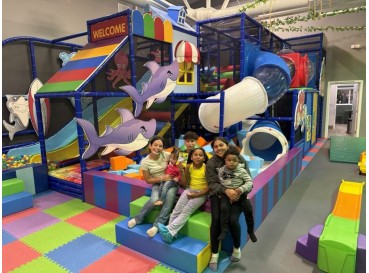 Ocean theme kids play area  Ocean theme kids play area