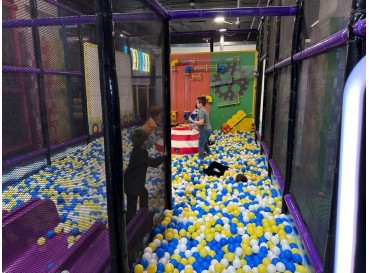 Indoor playground with loft  Indoor playground with loft