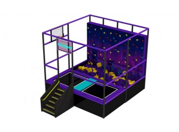 Small jumping trampoline park  Small jumping trampoline park