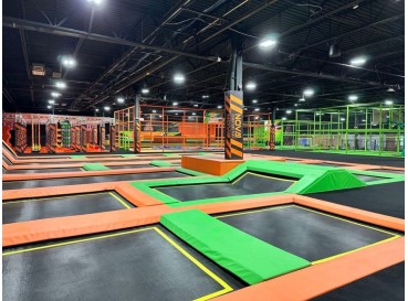 Super larger trampoline park  Super larger trampoline park