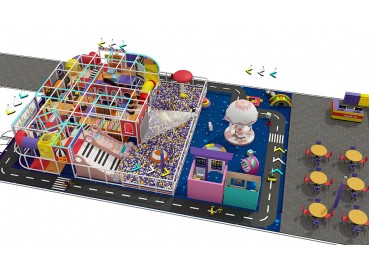 Rainbow theme indoor playground  Rainbow theme indoor playground