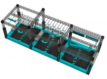 Adult ninja warrior course Adult ninja warrior course