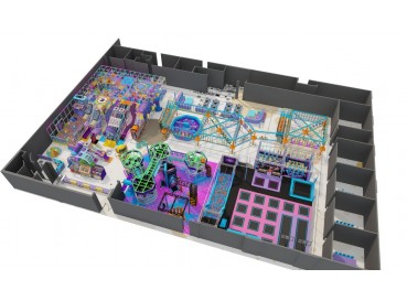 Bright color indoor play center  Bright color indoor play center