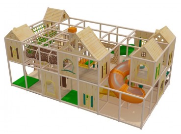 Wooden color toddler indoor playground Wooden color toddler indoor playground