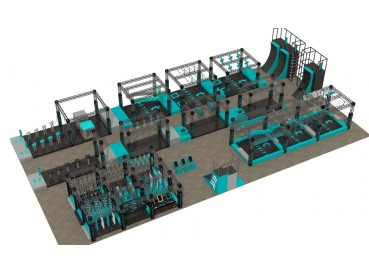 Super Ninja Warrior course Super Ninja Warrior course