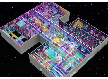 Space theme indoor play equipment  Space theme indoor play equipment