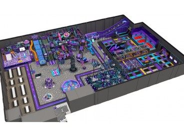 Indoor climbing structure Indoor climbing structure