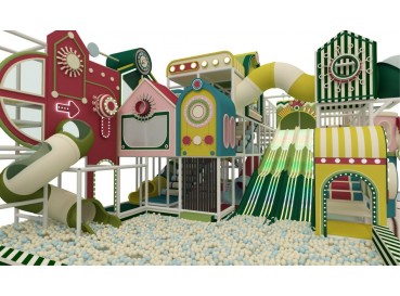 Macaron indoor playground coffee Macaron indoor playground coffee
