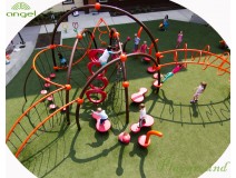 Children play in Indoor playground