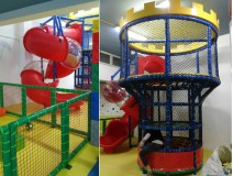 Children play at indoor playground oakville