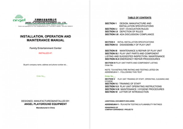 Environmental Certification of play equipment Environmental Certification of play equipment