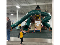 Indoor playground in Wisconsin, USA Indoor playground in Wisconsin, USA