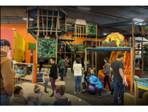 Indoor playground in Manchester, New Hampshire, USA Indoor playground in Manchester, New Hampshire, USA