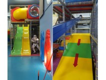Kids have fun at Indoor playground equipment