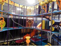 Kids have fun on play events in Baby playground