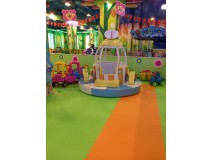 Kids love to play at used indoor playground Kids love to play at used indoor playground