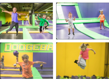 Kids play area in Vermont, USA Kids play area in Vermont, USA