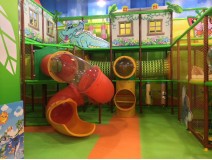 Kids run and play at cheap indoor playground used