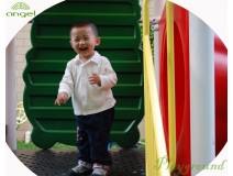 Outdoor playground help kids play wise