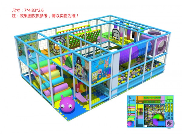 Indoor jungle gym in Romania