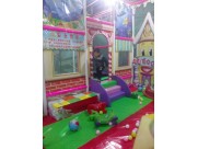Inside playground equipment