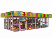 Inside playground equipment